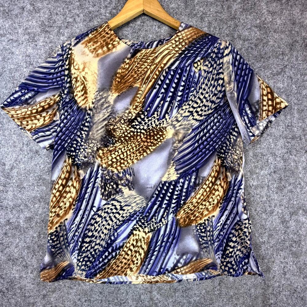Vintage Maggie Sweet Blouse Women Medium Y2K Abstract Indie Sleaze‎ Flight Sound